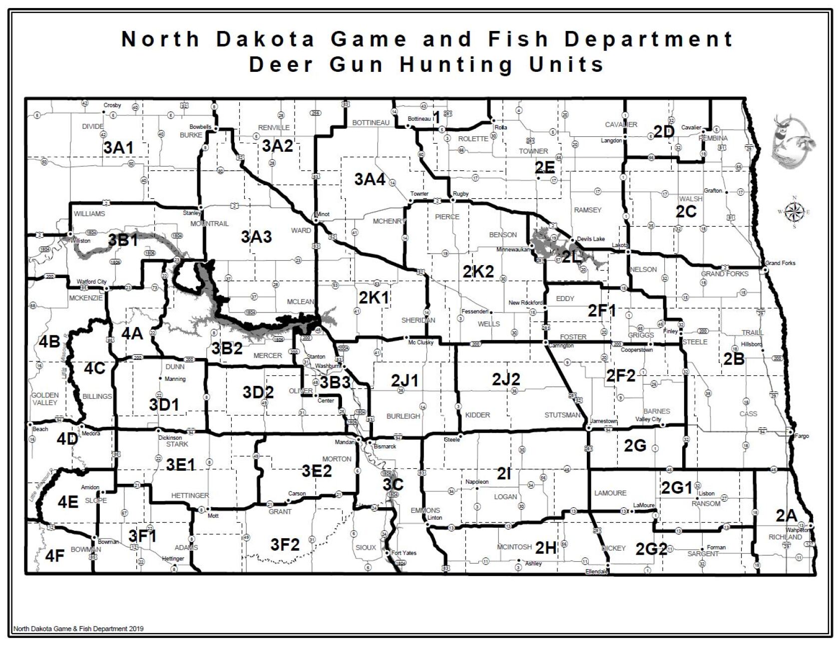 North Dakota concurrentseason deer licenses available beginning at 8 a